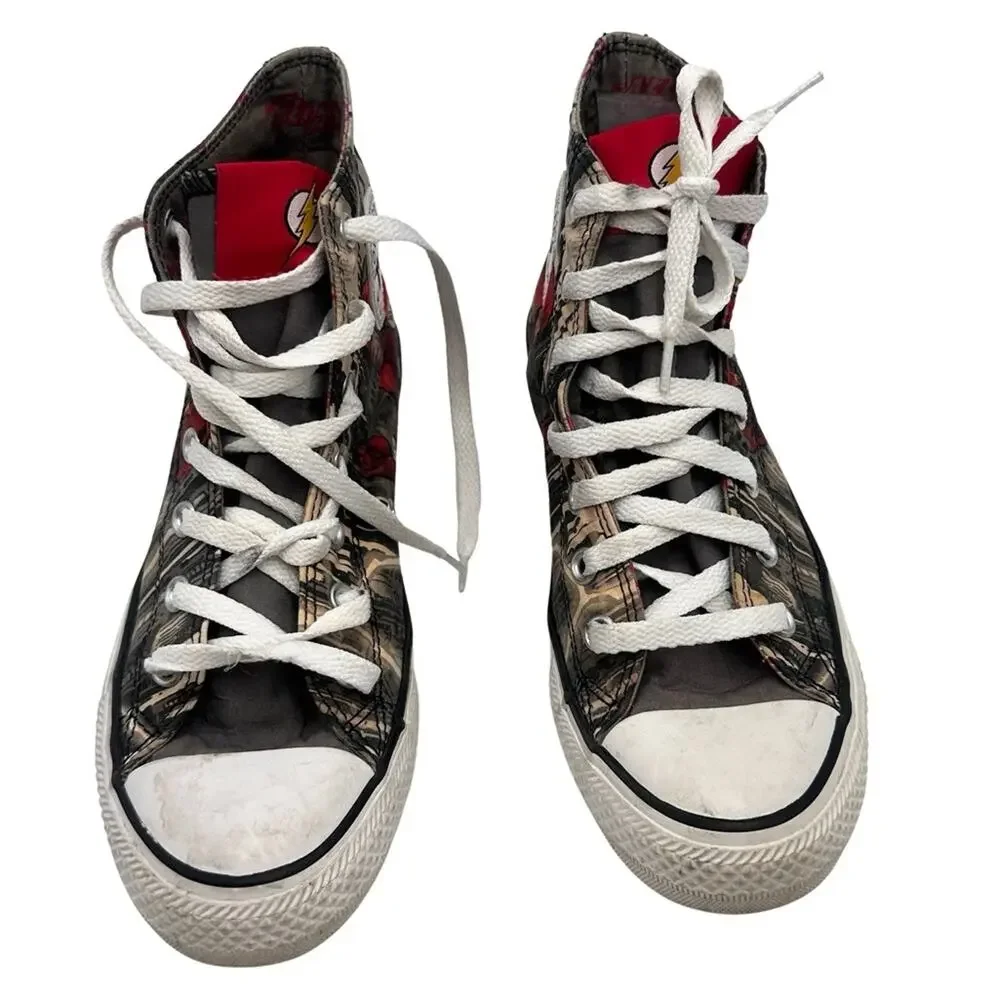Converse Chuck Taylor All Star DC Comics The Flash Men's 6 Women's 8 High Top